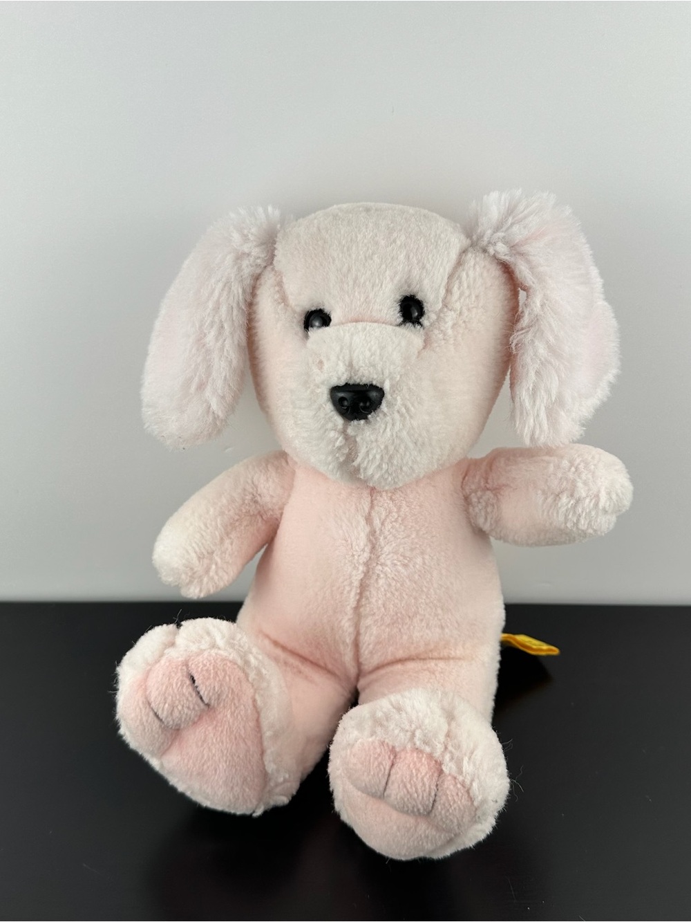 24K Polar Puff Rare 1991 Vintage Joec Pink Puppy Dog 10” #6368 Plush